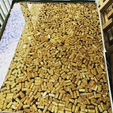 Epoxy Resin Wine Cork Table Woodtable Epoxy Epoxyresin Epoxytable Wine Cork Table Cork Table Epoxy Wood Table