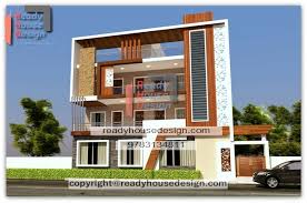 .design modern stainless steel main gate design idea front design of home house front design front elevation modern it is a drawing of the scenic element or the entire set as seen from the front. 30 50 Ft Home Front Design Triple Story Plan Elevation