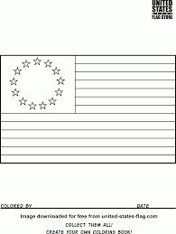 The flag is red, white and blue color. Original American Flag Coloring Page Coloring Home