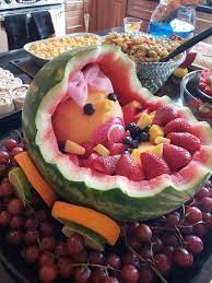 Watermelon Baby Carriage Baby Shower Ideas Watermelon Baby Carriage Watermelon Baby Baby Shower Fruit