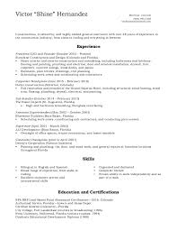 While there are thousands of professional handyman. Resume
