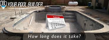 Parting thoughts on average, your pool can be completed in 60 to 90 days unless there are substantial weather delays or changes to our plan during the construction process. Gunite Pool Construction How Long Does It Take Your Pool Builder