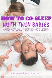 How To Bedshare With Twins And Get Some Sleep Twin Babies Sleeping Twins Breastfeeding Twins