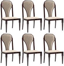 Dieser klassischer art déco stuhl glänzt mit seiner elegant geschwungenen rückenlehne. Casa Padrino Luxus Art Deco Esszimmer Stuhl Set Beige Dunkelbraun Silber 55 X 55 X H 110 Cm Edles Kuchen Stuhle 6er Set Art Deco Esszimmer Mobel Stuhle Direkt Bestellen
