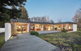 Single Family House In Fossvogur Iceland Glama Kim Architects Mid Century House Modern House Design House Design