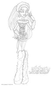 This drawing was made at internet users' disposal on 07 february 2106. Beautiful Girl Coloring Page Abbey Bominable Coloring Pages Printable Com