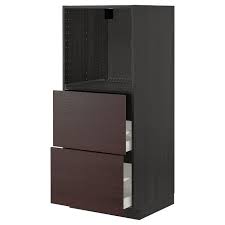 Maybe you would like to learn more about one of these? Metod Maximera High Cabinet W 2 Drawers For Oven Black Askersund Dark Brown Ash Effect Ikea