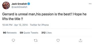 Arsenal fans are already contemplating the idea of signing jack grealish after the aston villa midfielder posted an unexpected message about the gunners on instagram. These Liverpool Fans Want Grealish Signed After Finding Tweets