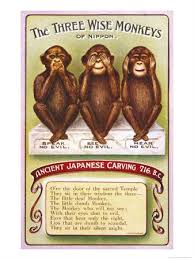 The Three Wise Monkeys Speak No Evil See No Evil Hear No Evil Three Wise Monkeys Wise Monkeys Evil