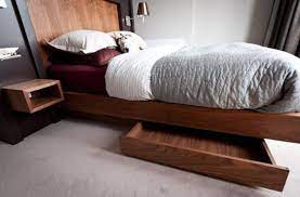 Platform bed with multipurpose storage. 30 Stylish Floating Bed Design Ideas For The Contemporary Home Platform Bed With Storage Bed With Drawers Platform Bed With Drawers