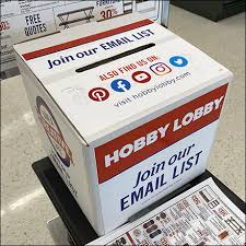 Hobby lobby gift card email. Store Entry Join Our Email List Ballot Box Fixtures Close Up
