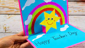 Every teacher is in constant need of a vacation. Easy Pop Up Sunshine Card Diy Teacher S Day Card Pop Up Card For Teacher Youtube