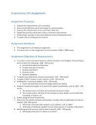 E Commerce 101 Assignment Assignment Purposes 1 Chegg Com