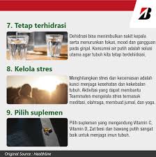 Hal penting yang harus dilakukan setiap warga adalah dengan menjaga menjaga daya tahan tubuhnya. Tips