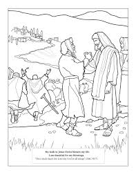 Coloring Page Friend Nov 2007 Friend Jesus Coloring Pages Jesus Heals Bible Coloring Pages