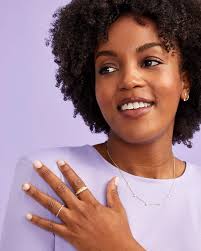 Drew 14k White Gold Band Ring in White