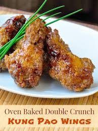 Oven Baked Double Crunch Kung Pao Wings Crispy Spicy Delicious Recipe Recipes Chicken Recipes Wing Recipes