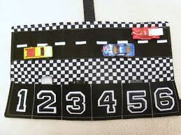 Racing Toy Car Caddy Checkered Hotwheels Matchbox Car Caddy Great Toddler Boy Gift 22 00 Via Etsy Toddler Boy Gifts Car Caddy Gifts For Boys
