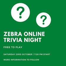 Want to learn even more? Forest Hill Cricket Club Reminder That The Zebra Online Trivia Night Is This Saturday Night At 7 30pm The Quiz Will Be Run On Kahoot Which Can Be Downloaded For Free At