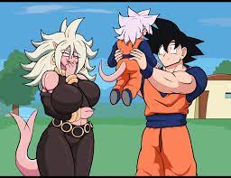 Android 21 x Goku - aftermath by Droll3 -- Fur Affinity [dot] net