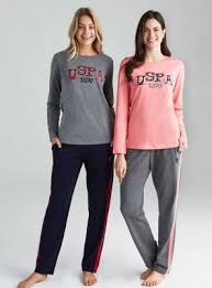 U S Polo Assn U S Polo Uzun Kol Kislik Bayan Pijama Takim 16145 1 Pijama Pijamamodelleri Pijamatakimi Esofmantakimi Kadingiyim Giyi Pijama Polo Moda