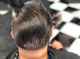 Traditional Two Line Side Part Using That Uppercutdeluxe Pomade To Tame The Waves Mens Hairstyles Mens Hairstyles Undercut Slick Hairstyles