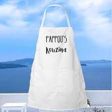 Pappous Kouzina Apron Pappou Gift Gift For Greek Etsy Family Gifts Birthday Gifts For Grandma Grandma Gifts