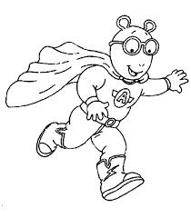 Download this adorable dog printable to delight your child. Arthur Cartoon Character Coloring Home