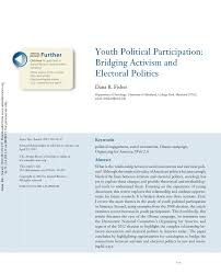 Pdf Youth Political Participation Bridging Activism And Electoral Politics