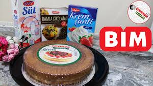 bim malzemeleri ile yas pasta yaptik sonuc muhtesem