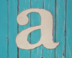Wooden Lowercase Letter A Distressed Wood Letters 24 Inch Wood Letters Wooden Letters Wood Initials