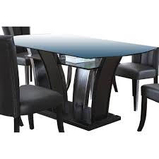 Get 5% in rewards with club o! Target For Wooden Futuristic Dining Table With Glass Top Black Benzara Accuweather Shop