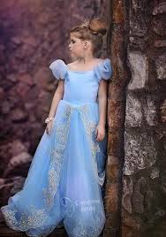 Girl S Crystal Princess Dress First Royal Transforming Long Dress Kids Kraft Blue Ice Cinderella Dress For Girls Girls Winter Dresses Wedding Dresses For Kids