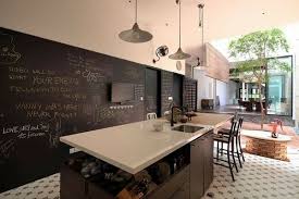 The black frame and black chalkboard will complement any decor. Kitchen Chalkboard Ideas Creative Decoration Or A Practical Idea Deavita