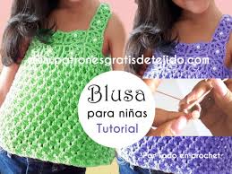 Este site é pra quem adora crochet como eu é quer divulgar receitas. Como Tejer Blusas A Crochet Para Nina Tejer Ideas