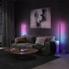 Elora Minimalist Dreamcolor Corner Floor Lamp Etsy Cool Room Designs Living Room Without Light Living Room Designs