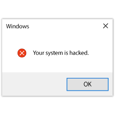 Windows Error Your System Is Hacked Cartoon Stickers Stickers Logo Sticker