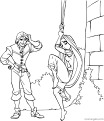 Also see the category to find more coloring sheets to print. Rapunzel Jumped Off The Tower Coloring Page Coloringall