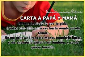 Carta para el dia del padre. Frases Pensamientos Reflexion Carta A Papa Y Mama
