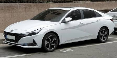 2020 Hyundai Avante imported from South Korea, AI generated