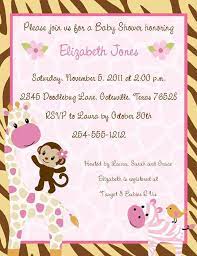 24 Jungle Jill Monkey Safari Baby Shower Invitations 13 99 Via Etsy Safari Baby Shower Baby Shower Safari Baby Shower Invitations