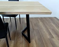 Steel Dining Table Legs 28x28 Set Of 2 Metal Table Etsy In 2020 Steel Dining Table Legs Metal Table Steel Dining Table