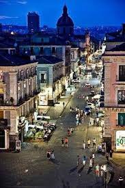 Catania Via Etnea By Night Sicilia Catania Vulcano