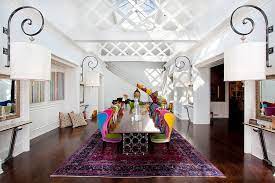 Dining room sets too often get short shrift after homeowners lavish bedrooms with sensuous trappings and focus on elegant living rooms. Visual Feast 25 Eclectic Dining Rooms Drenched In Colorful Brilliance