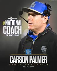 Look at what former Raiders QB Carson Palmer just pulled off ☠️ In his  first year as head coach at Santa Margarita Catholic High School (his alma  mater in California), Palmer led
