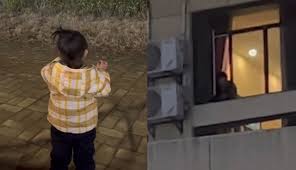 掌闻视讯】爸爸被隔离！萌娃楼下喊话逗他开心，离开后却忍不住大哭-10万粉丝6万作品期待你的评论_资讯视频-免费在线观看-爱奇艺