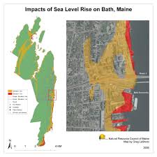 Maps Maine Communities Affected Sea Level Rise