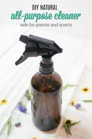Homemade Natural All Purpose Disinfectant Spray Safe For Granite And Quartz Recipe Diy All Purpose Cleaner Homemade All Purpose Cleaner Homemade Cleaning Products
