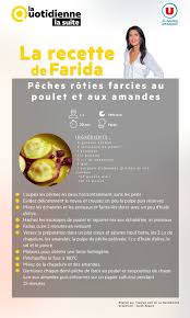 Farida Melange Le Sucre Sale Avec Cette Recette De Peches Roties Farcies Au Recettes De Cuisine Idee Recette Recette