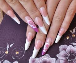 Russian Almond Nails Chic Nail Art Nail Arts Nail Art Sculpting gothic almond nails using galactic builder gel.